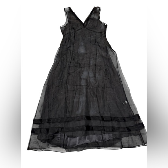 NWT La Ligne x Dianna Agron Audrey Dress in Black Size 10 - Picture 6 of 13
